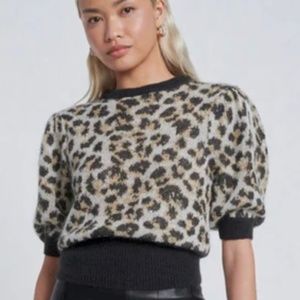 BNWT 7 for All Mankind Puff Sleeve Sweater